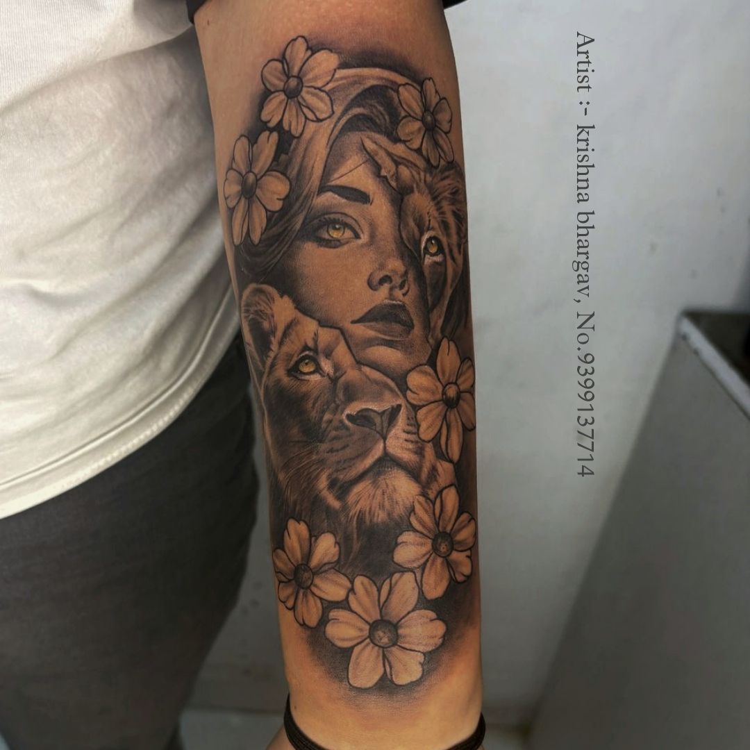 Tattoo artwork by Krishna Tattoo Arts