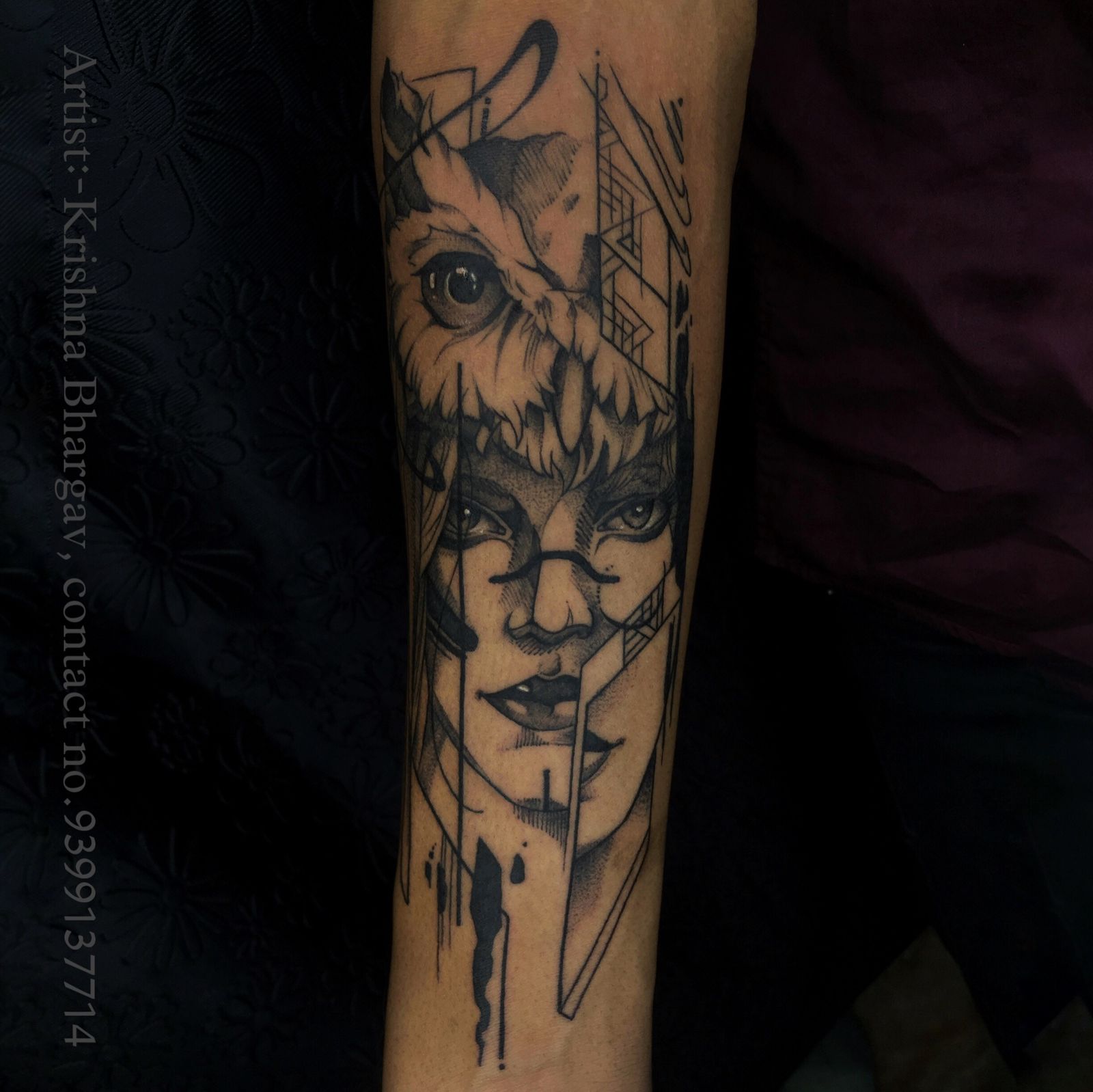 Tattoo artwork by Krishna Tattoo Arts